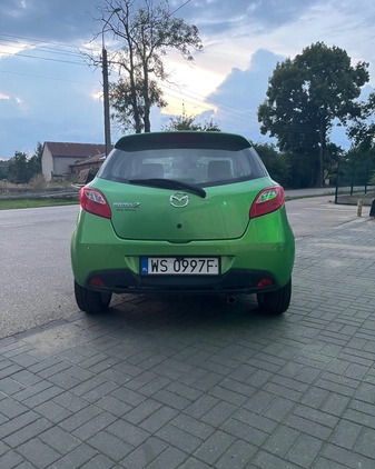 Mazda 2 cena 14000 przebieg: 240000, rok produkcji 2009 z Siedlce małe 16